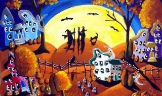 万圣节的幽灵怎么画 万圣节的幽灵怎么画